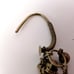 Vintage Hand Made Earrings Indian Tribal Hook Fringe Dangle Bead Silver 3