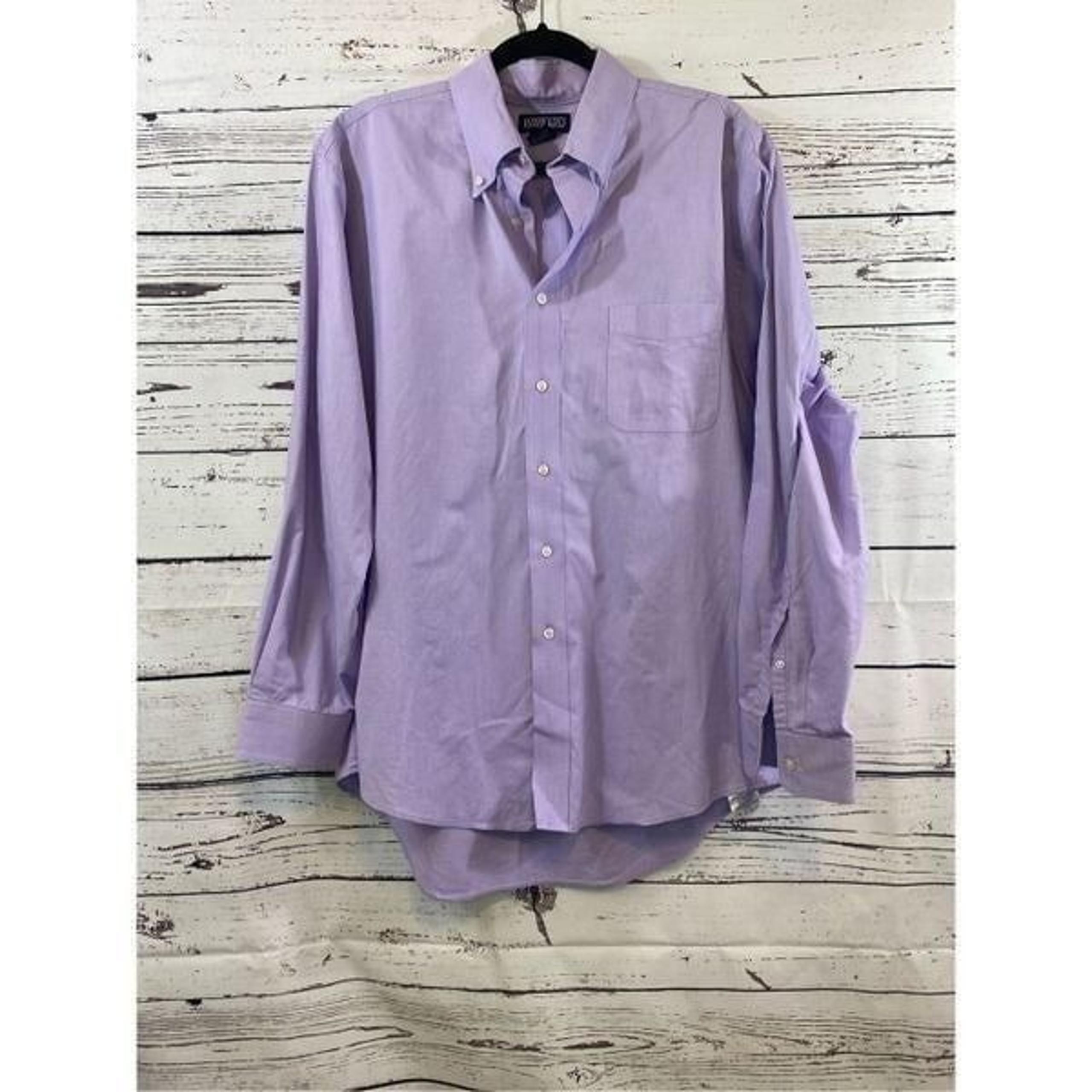 Lands End men’s trim, fit shirt, size 16 1/234