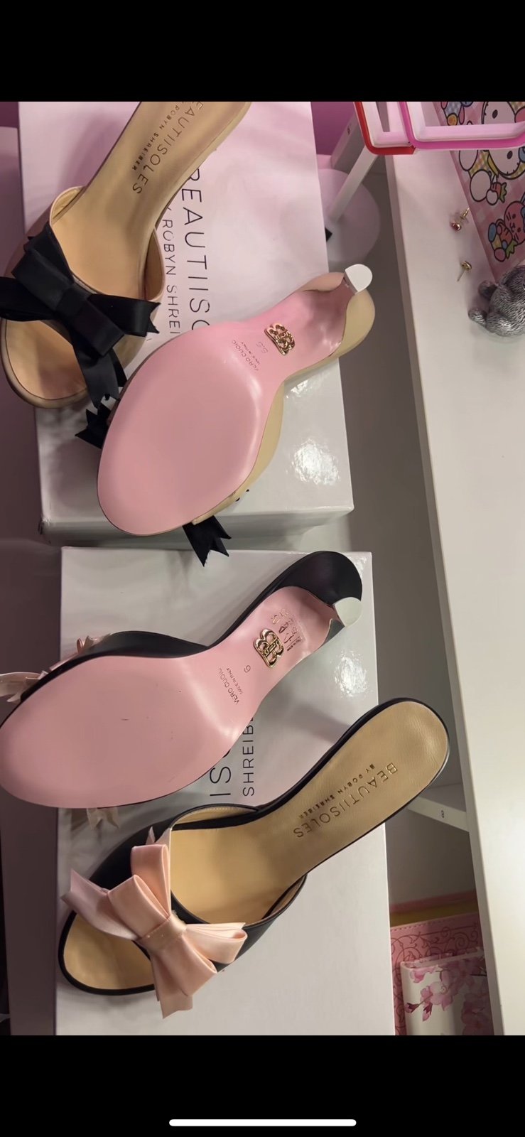 PINK BEAUTIISOLES KITTEN HEEL