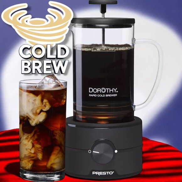 Presto Dorothy Rapid Cold Brew Coffee Maker Easy to Use & Clean
