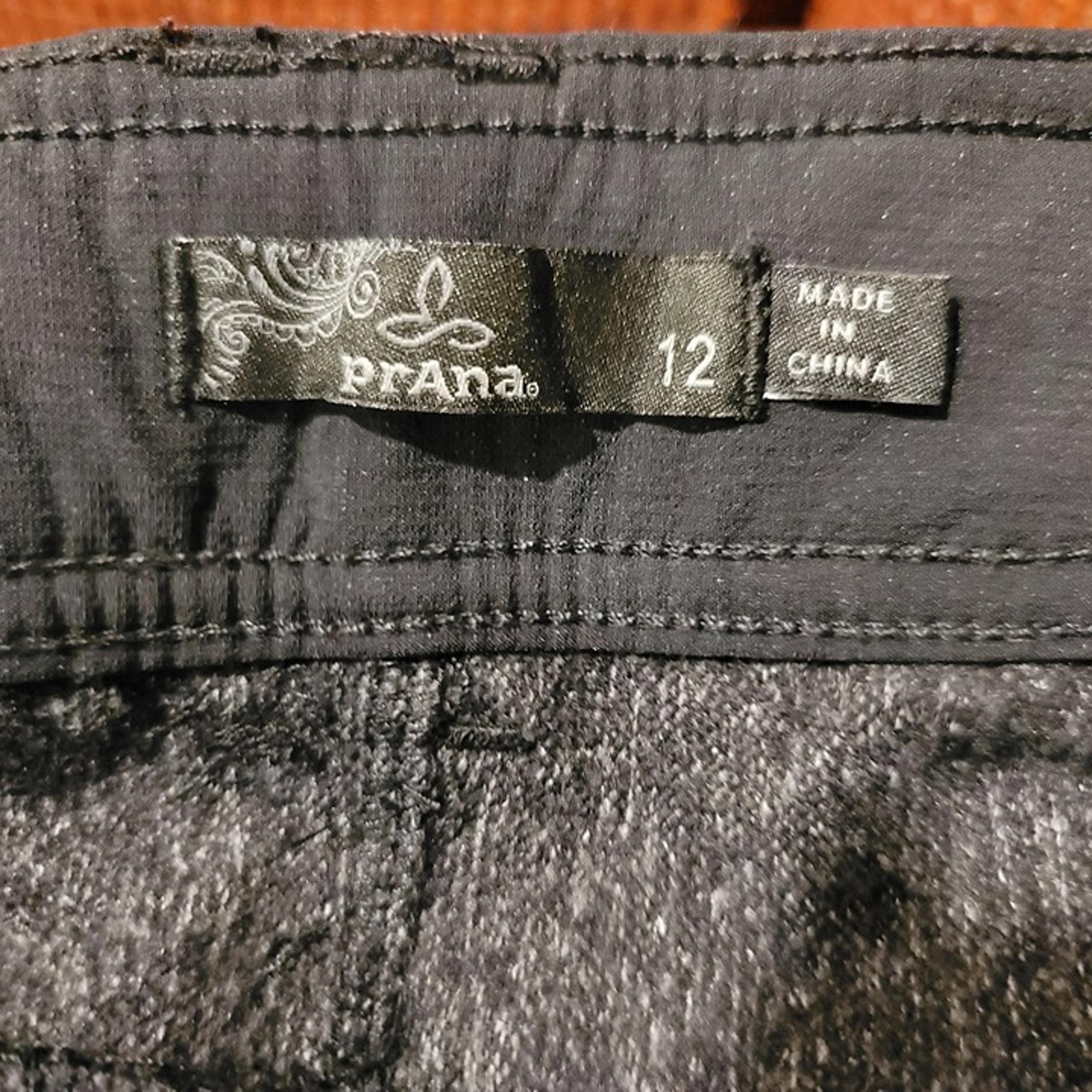 Women's Prana size 12 black pants