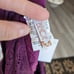 NEW BECCA Swim One Piece Swimsuit Purple Play Crochet Festival Beach Resort XS