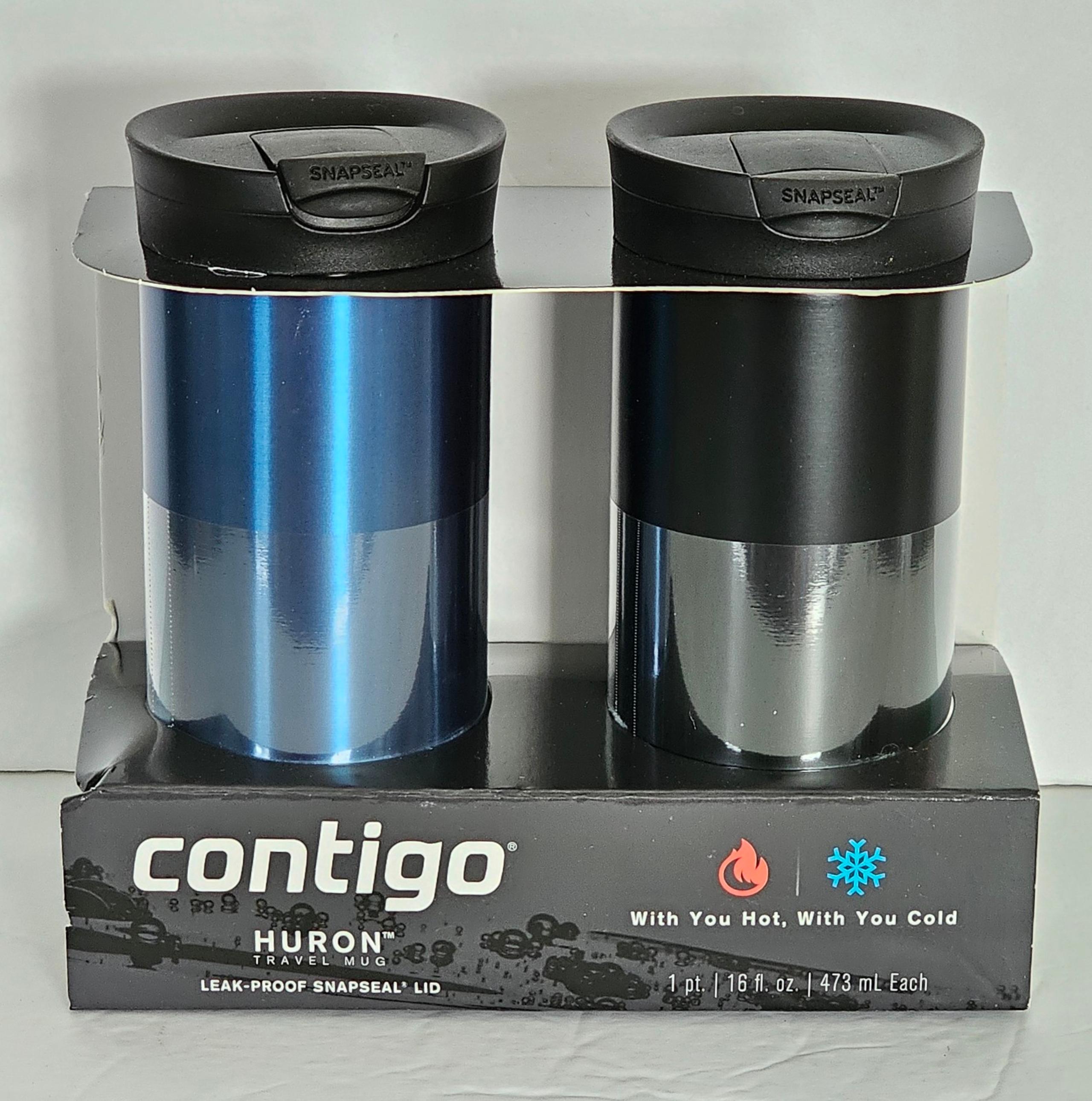 Contigo Huron snapseal thermal Travel mug for hot and cold liquids 16 fl. Oz.