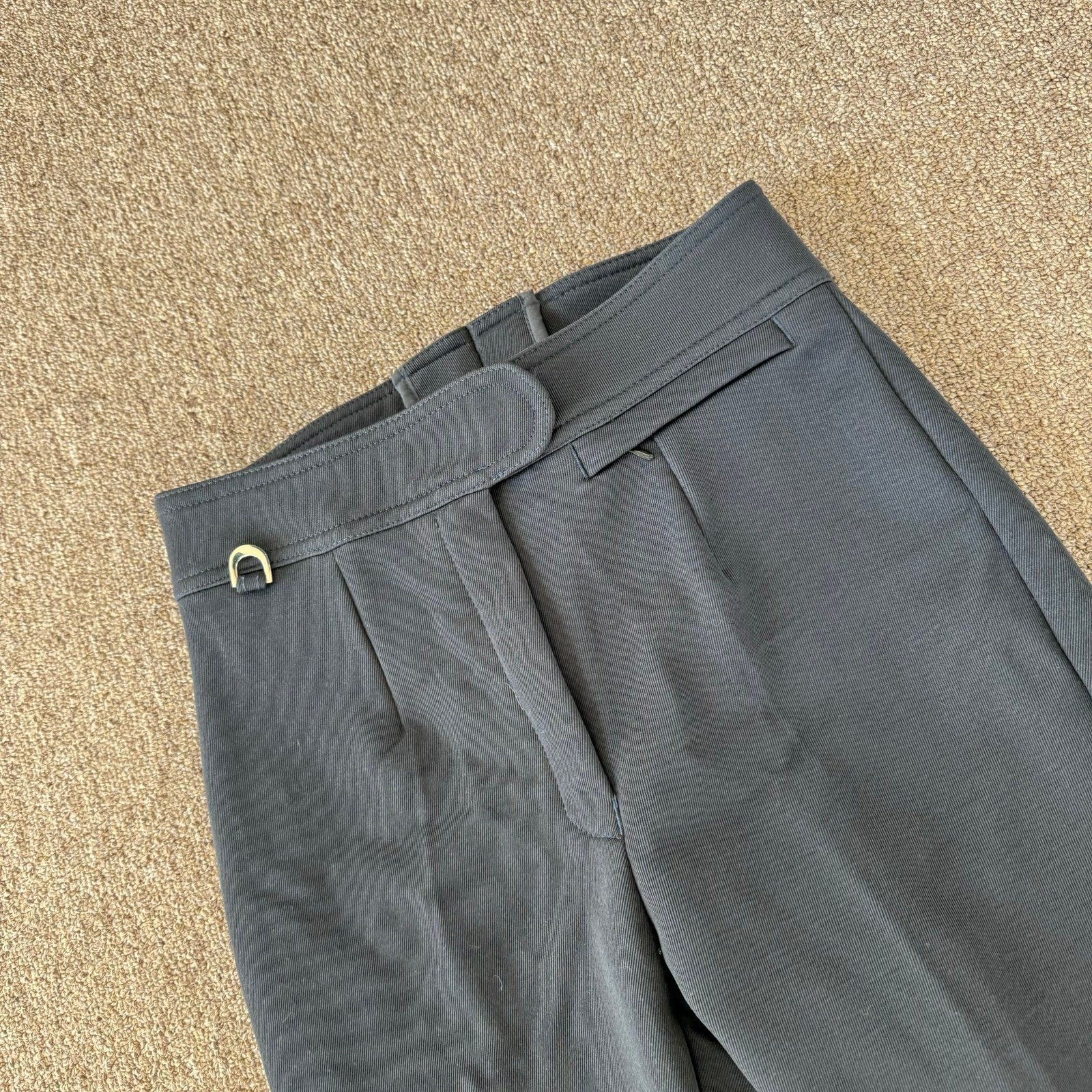 Schoeller of Switzerland Womens SZ 8 Downhill Racer Black Ski Pants~Stirrups