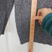 Burgess Cotton cashmere Women's Sm Sweater Grey Pink Cream Winter Nordic Bulky