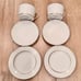 2 Sets Wedgwood VERA WANG Fidelity 3 PCs Place Setting - Tea Cup Saucer & Plates