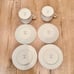 2 Sets Wedgwood VERA WANG Fidelity 3 PCs Place Setting - Tea Cup Saucer & Plates