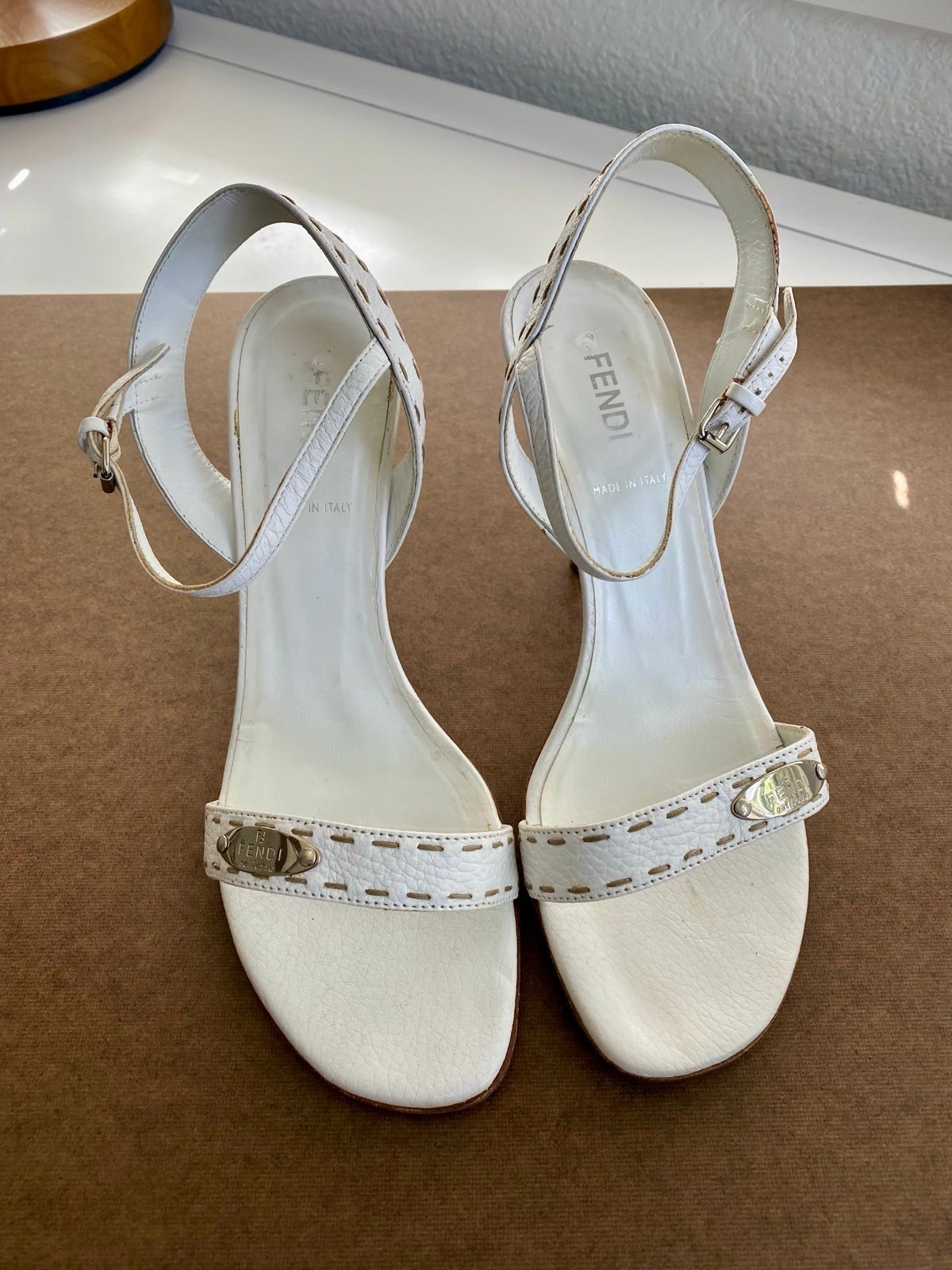 Fendi Stiletto Sandals size 7.5 US