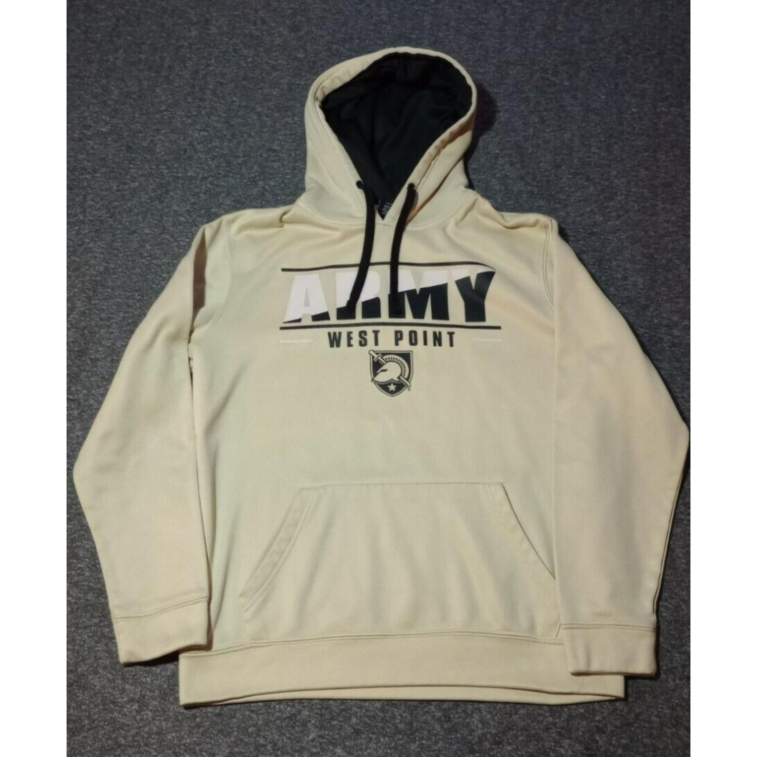 ARMY West Point Hoodie Mens Medium Fleece Lined Pullover Colosseum Sweatshirt