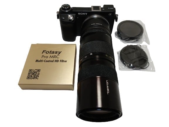 Sony E adapted TAMRON 85-210mm Zoom Lens
