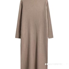 Autumn and winter knitted long dress half turtleneck all matching slim temperame
