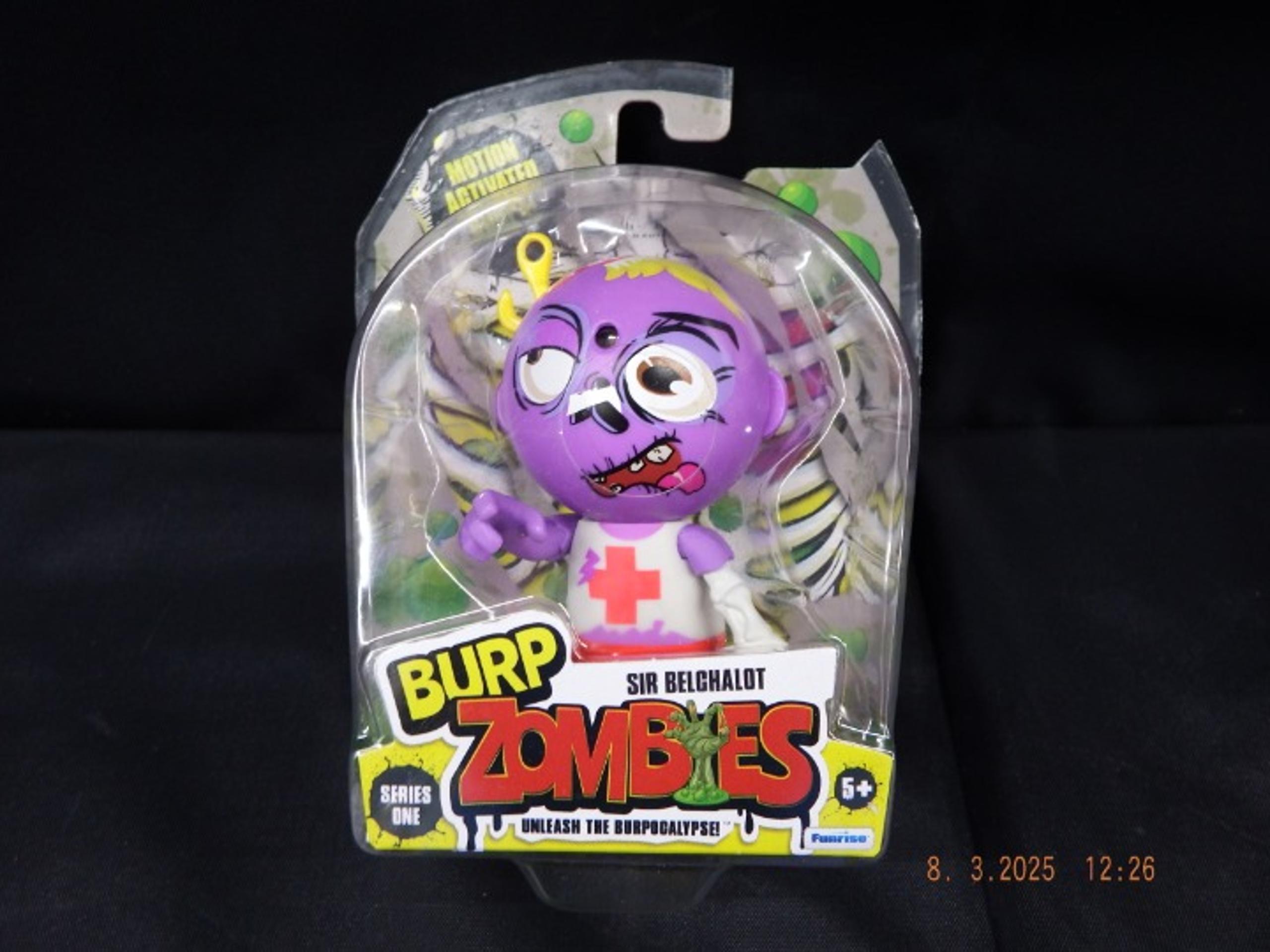 Funrise Burp Zombies Series 1 Sir Belchalot Figure Motion Activated Burps-B458