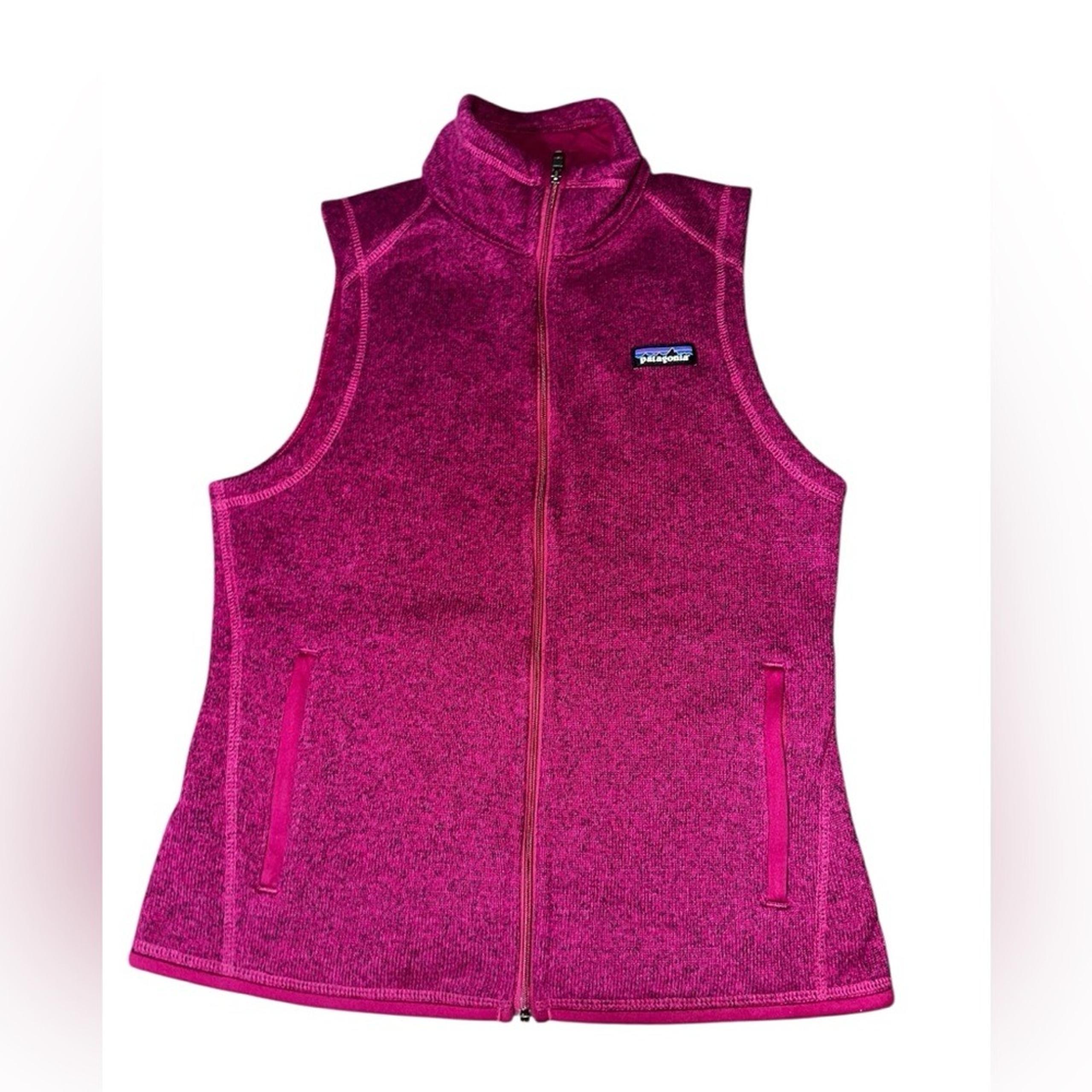 Patagonia Women Knit Vest Better Sweater Maroon Size Medium
