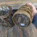 Vintage Wicker Rattan Woven Wrapped Glass Wine Chiller Carafe Boho Rustic Decor