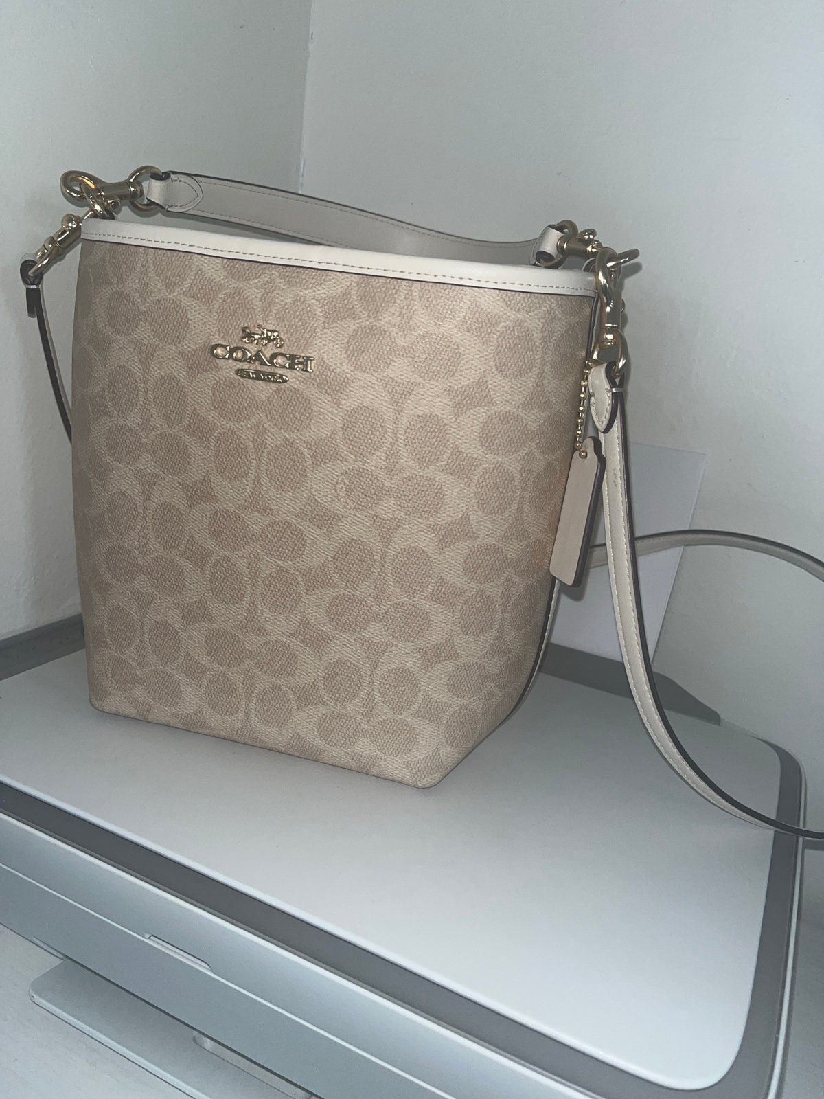 Coach City bucket bag in signature Canvas