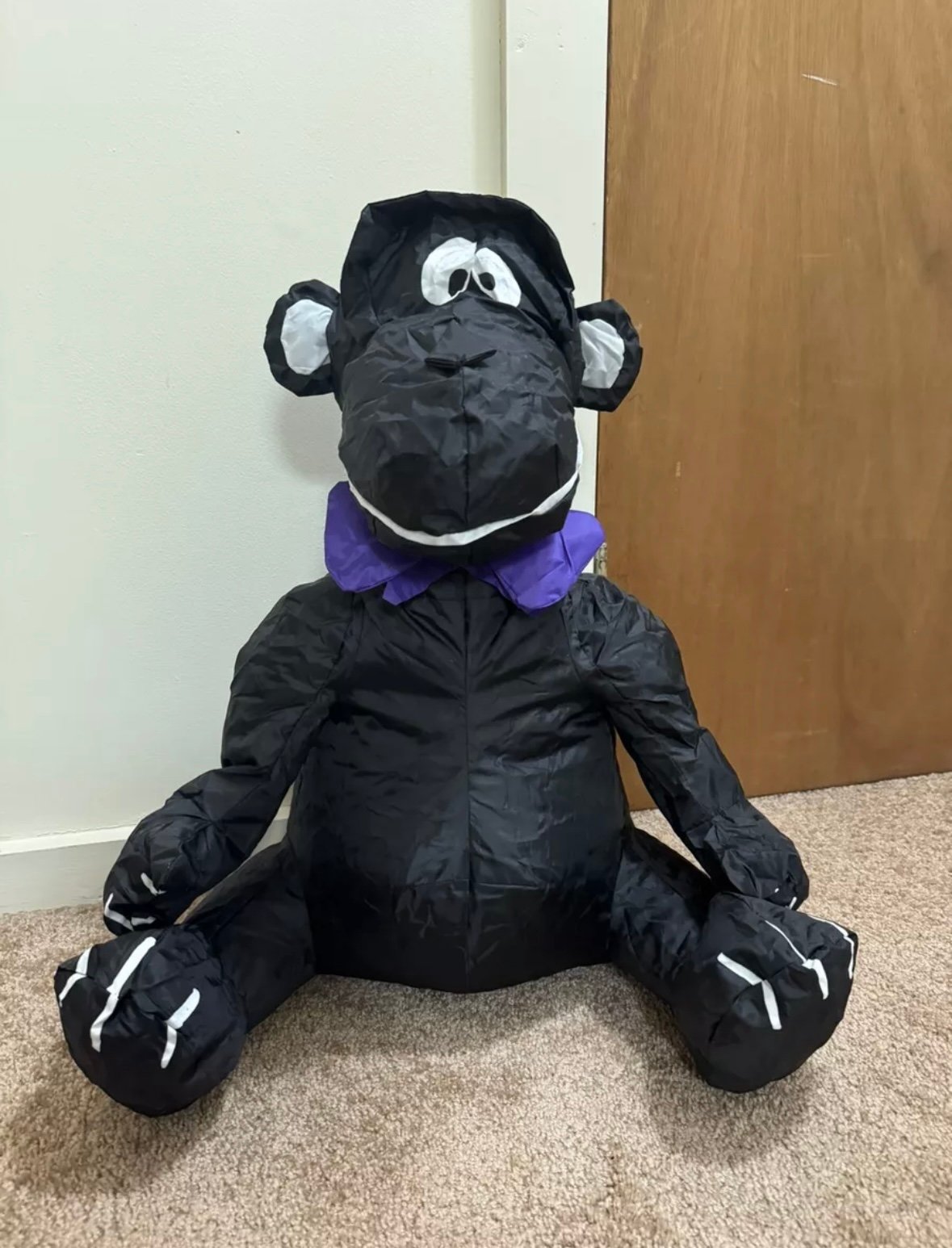Gemmy Prototype Gorilla Party Tabletop Mini Airblown Inflatable