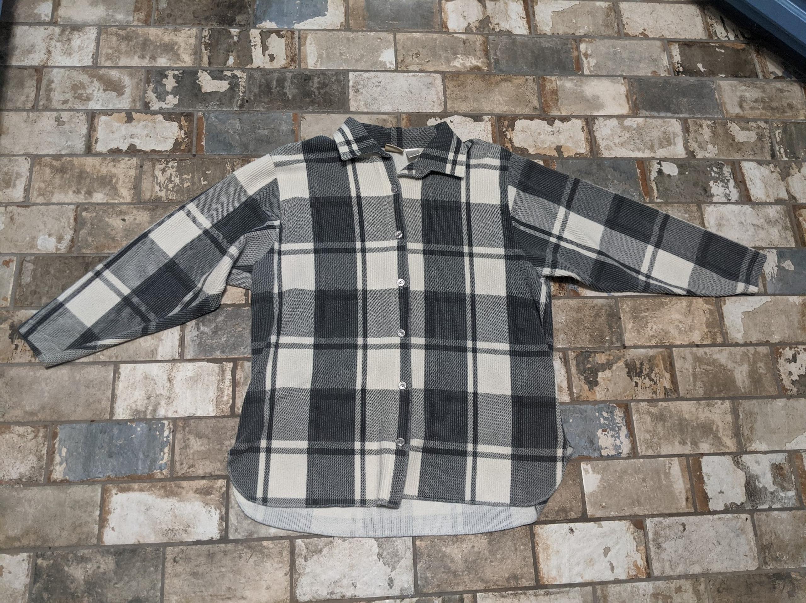 Route 66 Women's XL Plaid Button Down Shirt
