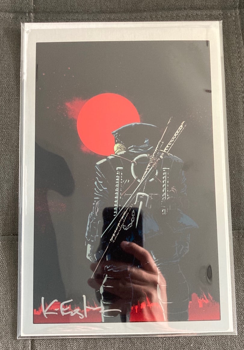 The Last Ronin Metal Art Print Signed