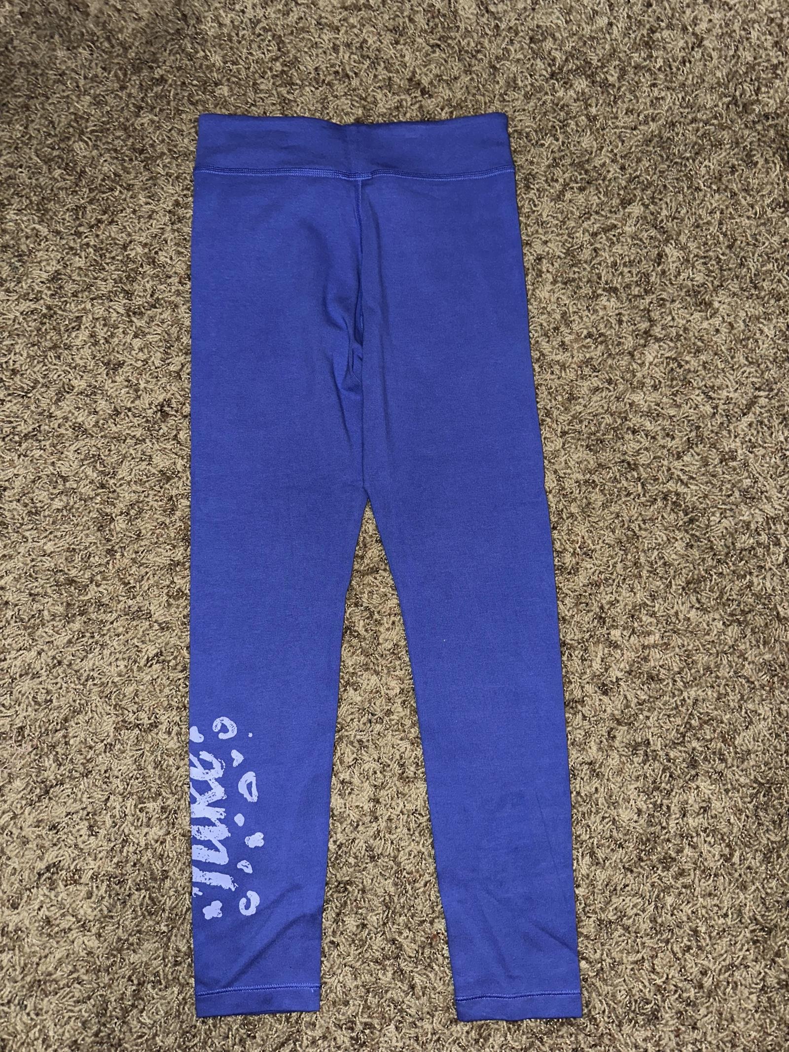 Nike Sportswear Kids (Girls) Icon Clash Essential Blue Mid Rise Leggings Sample