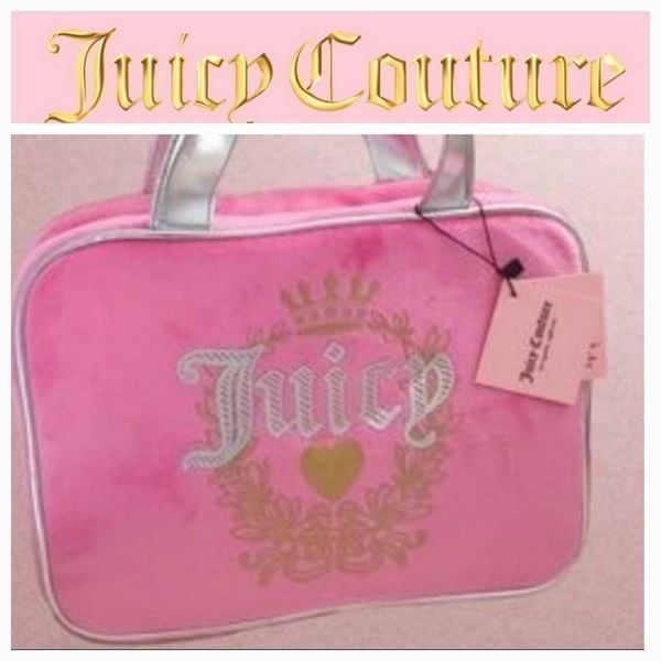 Juicy Couture Logo Heritage Travel Cosmetic Bag