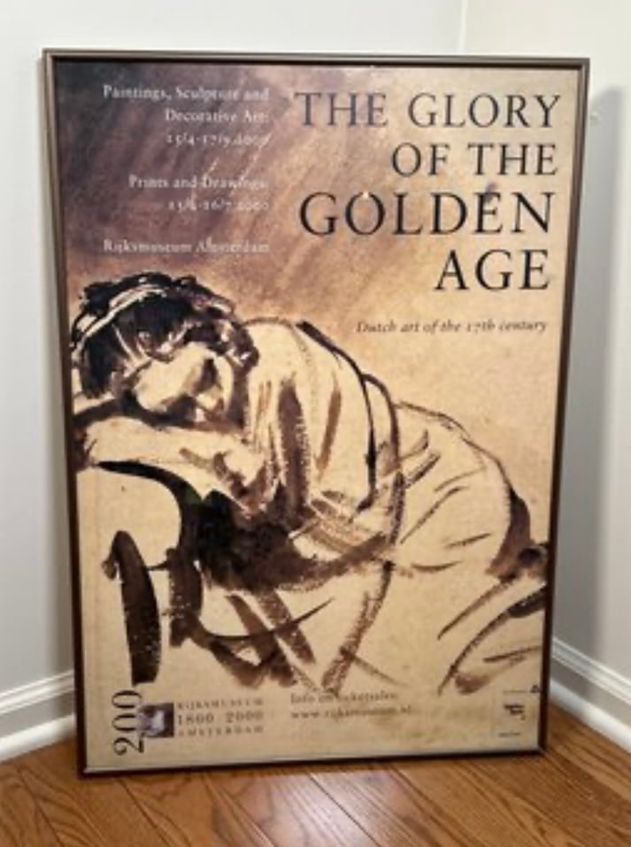 The Glory of the Golden Age: Dutch Art of the 17th Century Framed Poster Amsterd