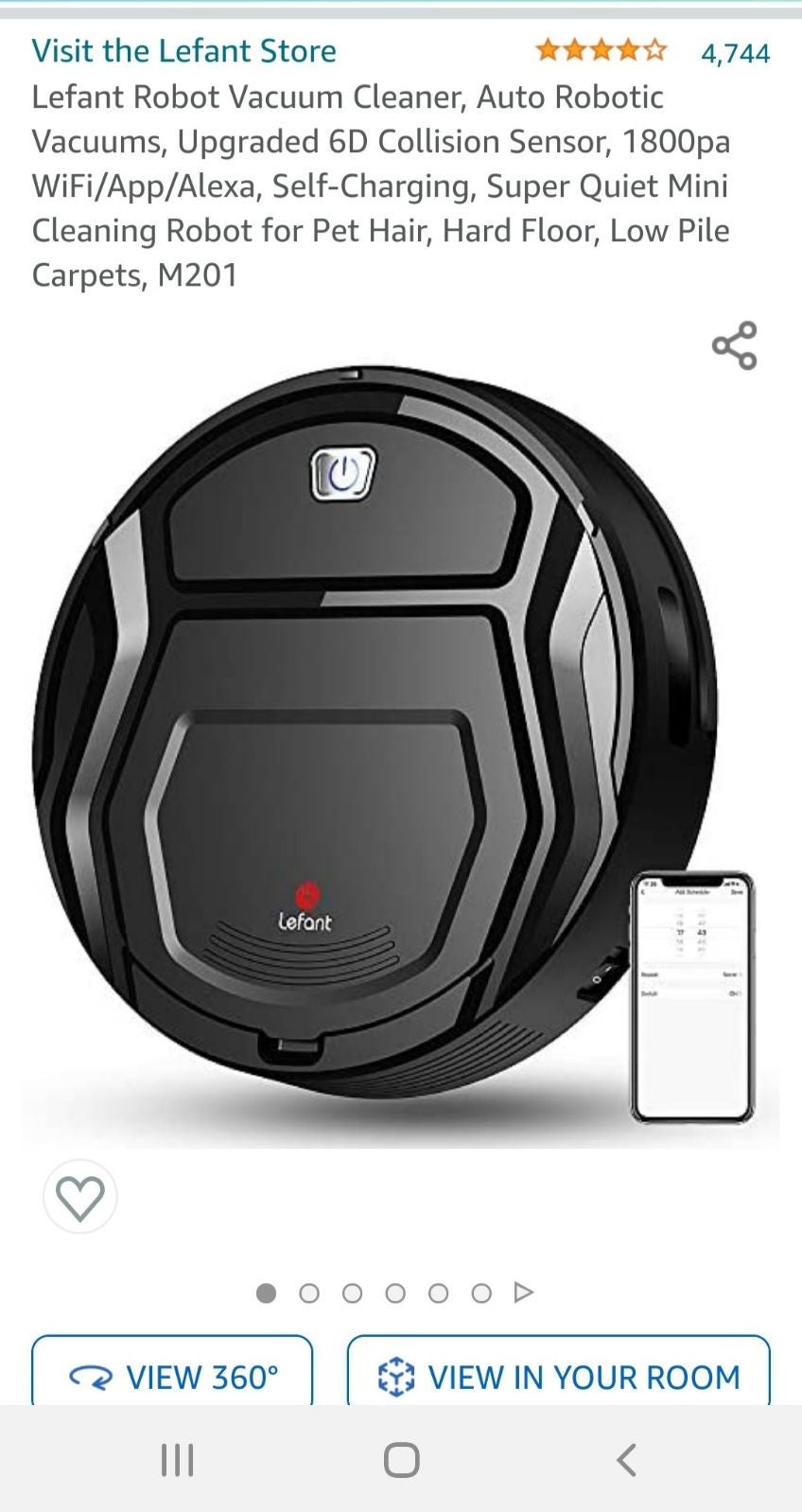 robot vacuum