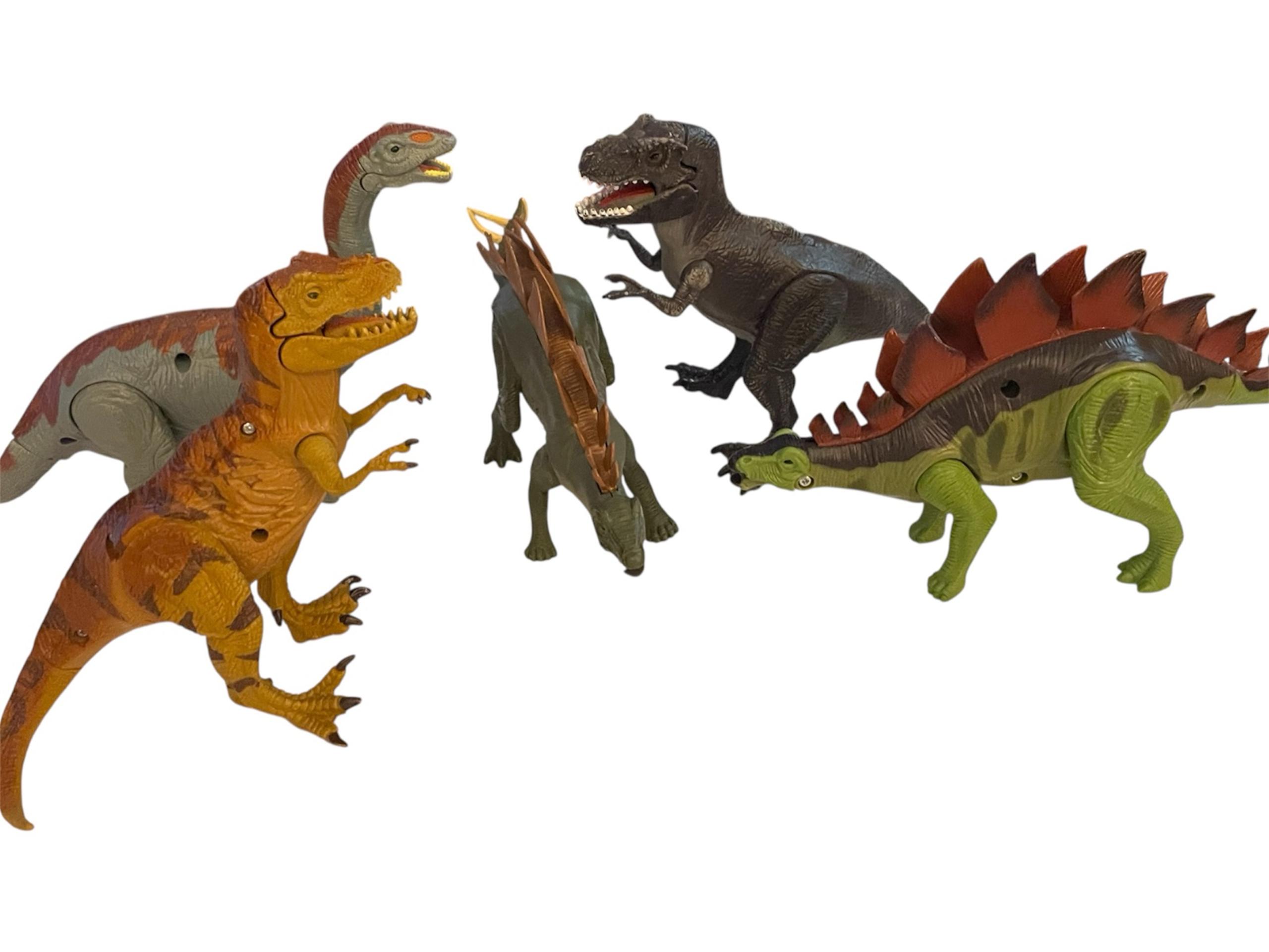 Kid Galaxy Poseable Dinosaur lot of 6