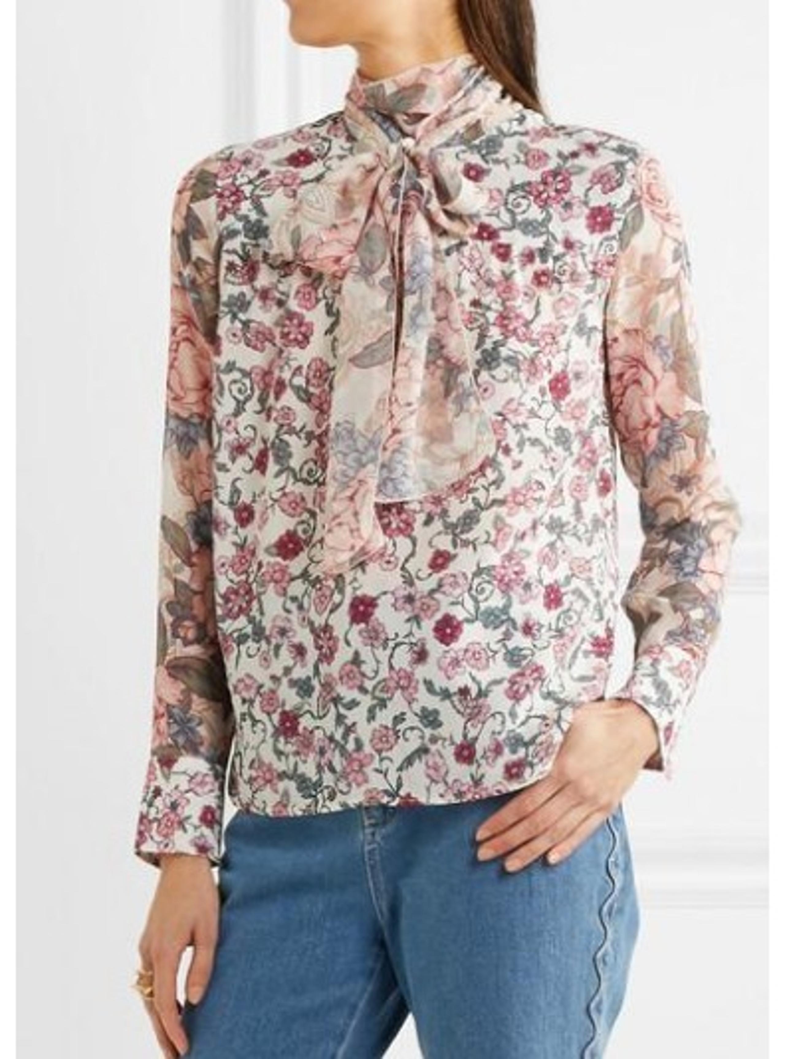 See by Chloe Georgia's Garden Silk Blouse