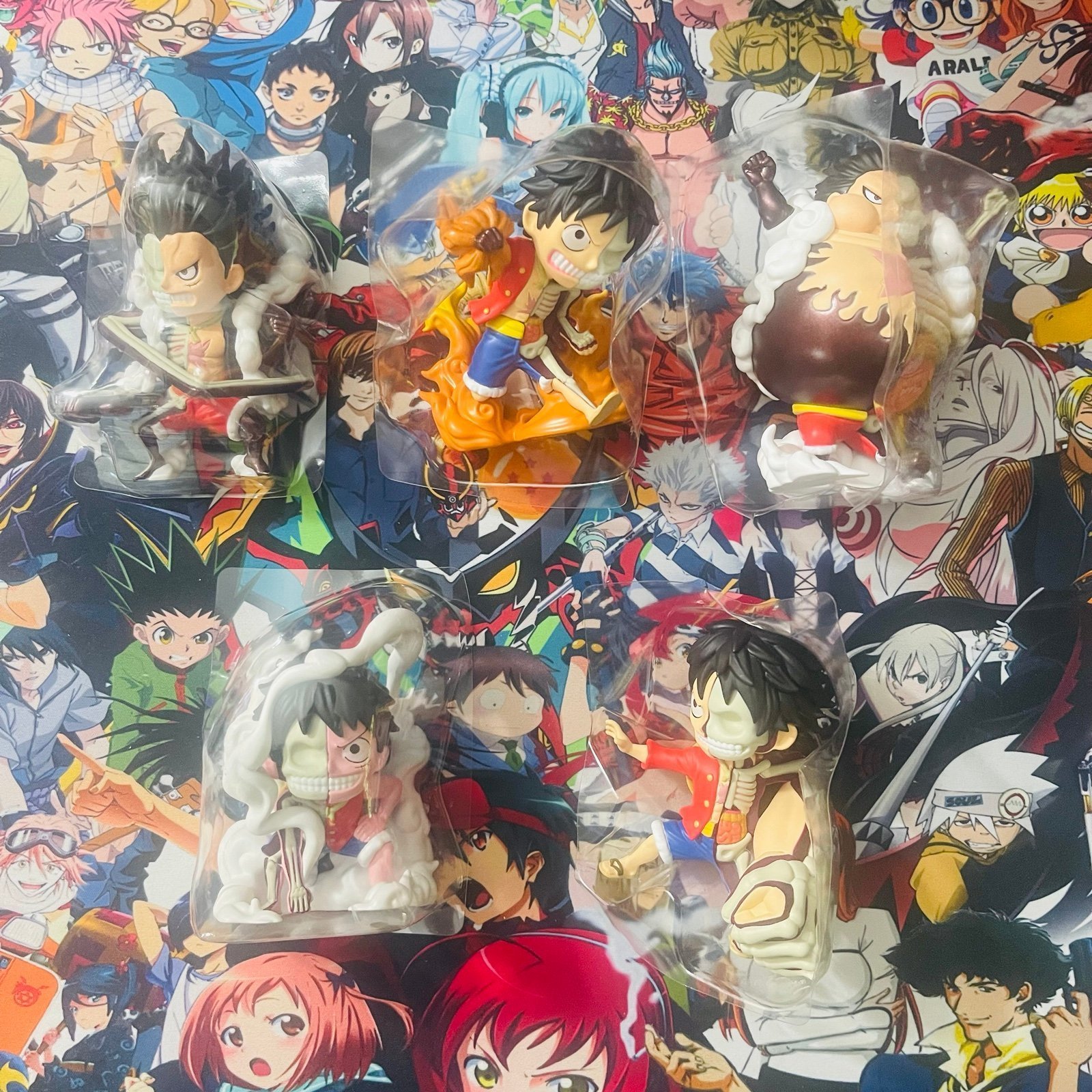 Mighty Jaxx One Piece Luffy Gear Edition Lot Of 5