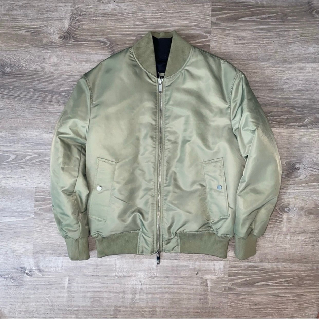 Zara Double Collar Bomber Jacket