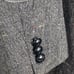 Pendleton USA Men's 44 L Blazer Gray Wool Tweed Sport Coat Jacket Elbow Pads