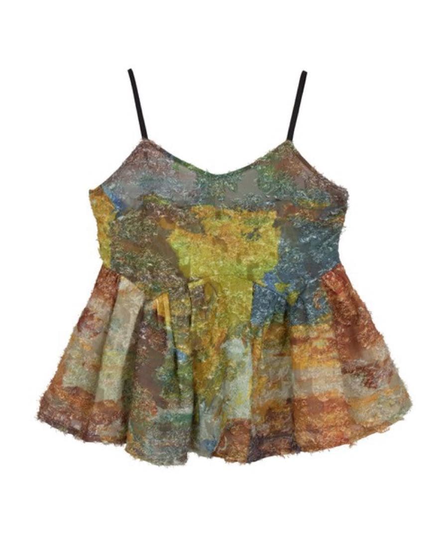 Ameri MEDI RACHEL FLUFFY ART CAMISOLE