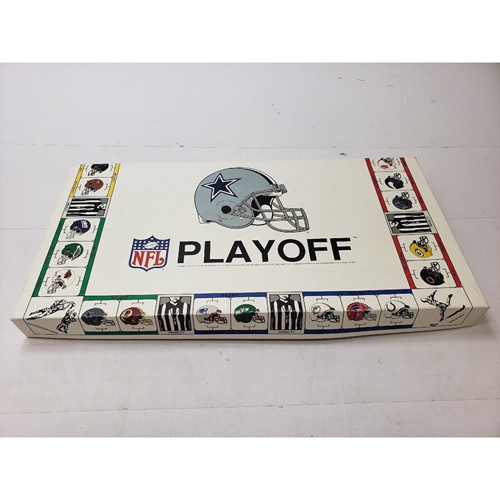 NFL Playoff Board Game Dallas Cowboys 1991 Big League Promotions Complete Vtg