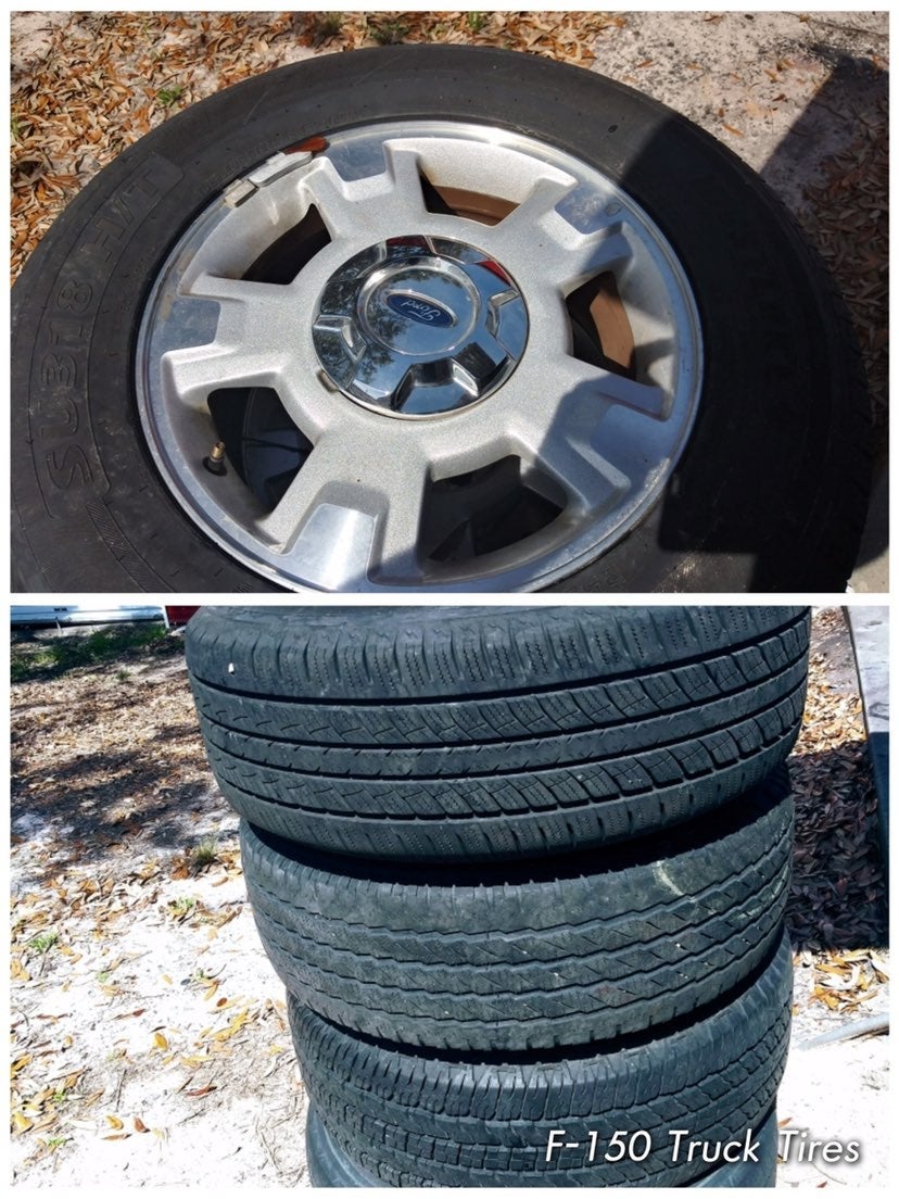 Ford F- 150 TRUCK 19 TIRES AND FORD Rim