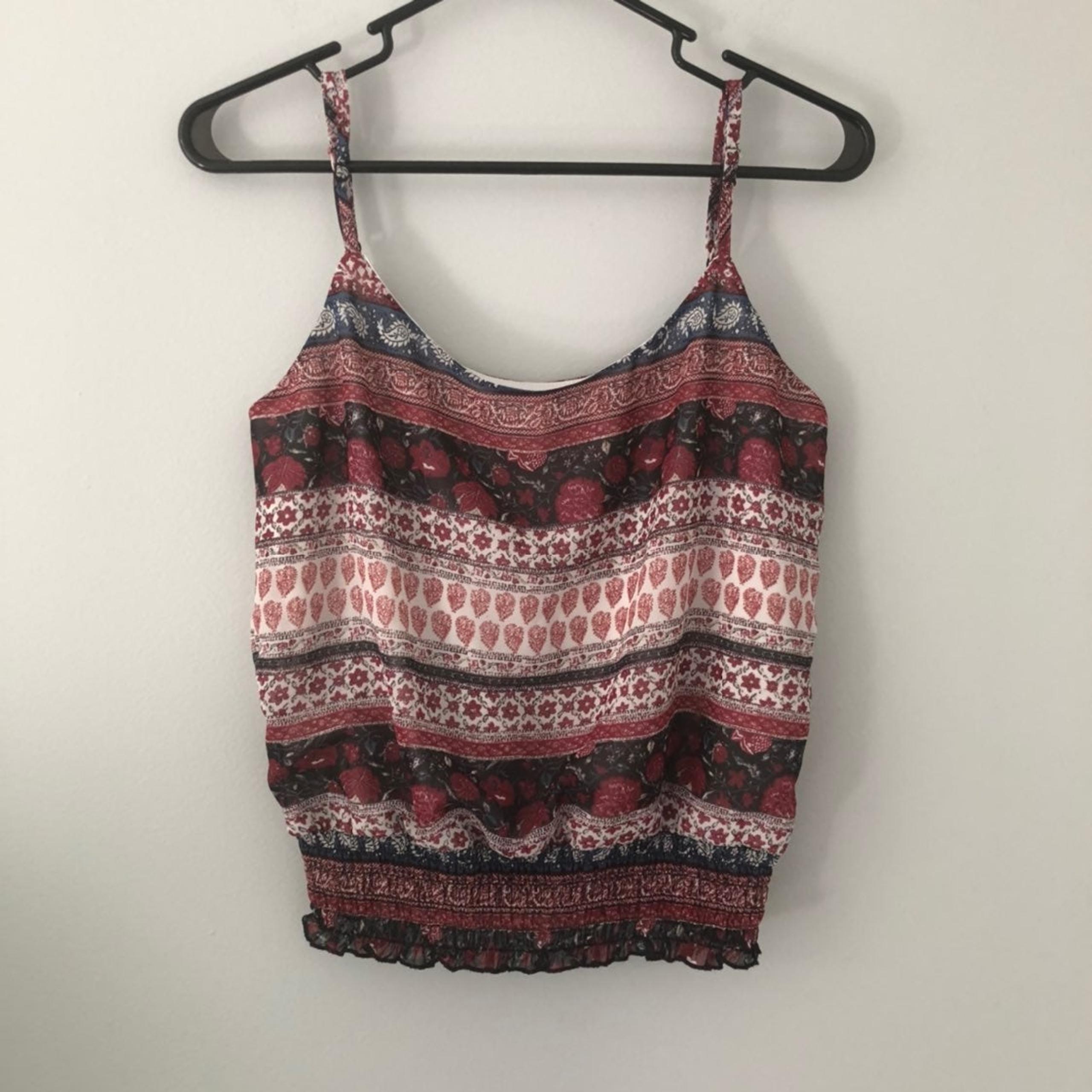 Socialite Paisley Print Tank Top