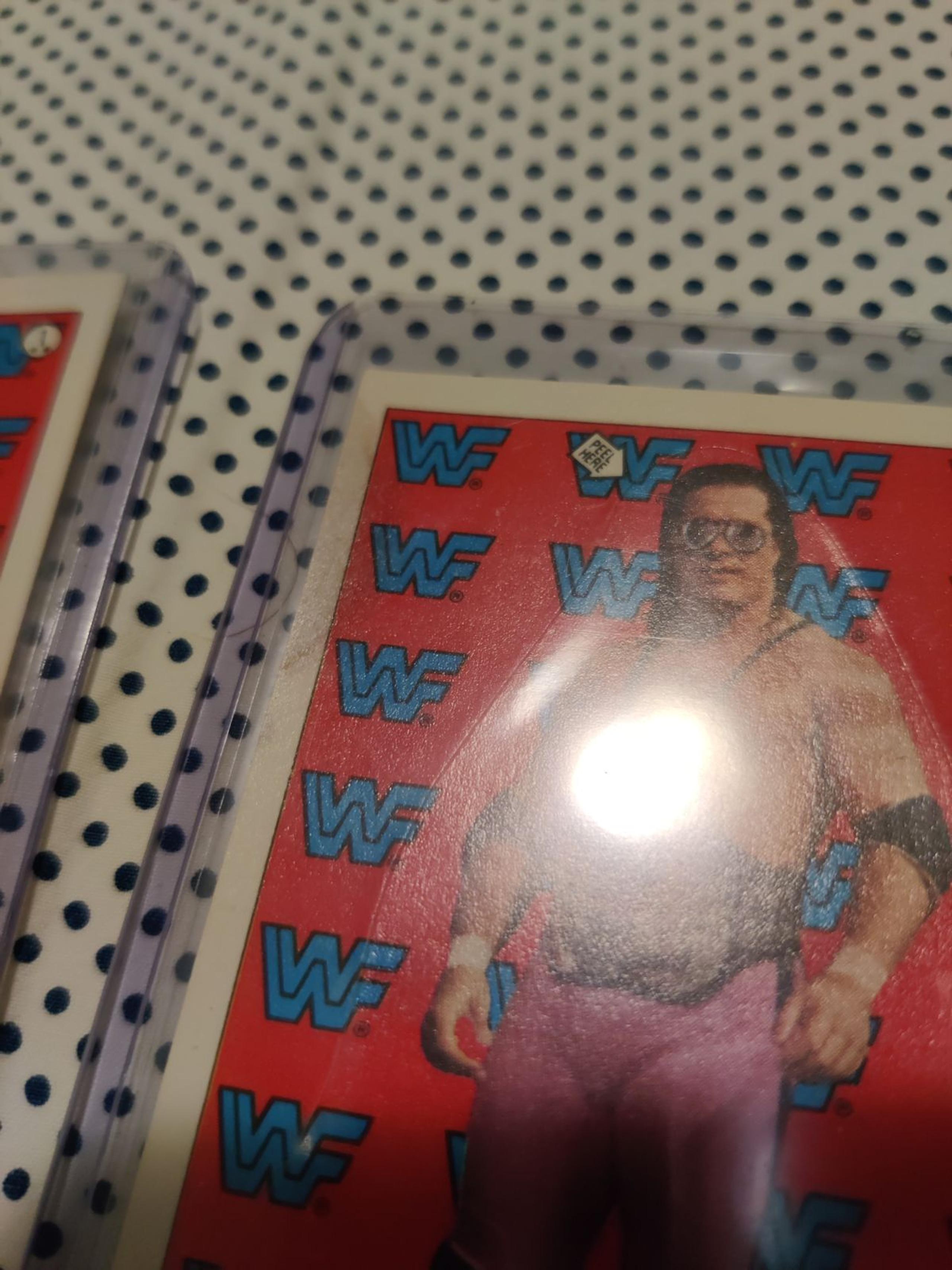 Bret hart stickers 1987