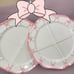 Shabby Chic Pink Bow Design Plate Set