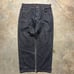 Vintage Y2k Black Lackquer Baggy Loose Fit Jeans 34x30