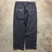 Vintage Y2k Black Lackquer Baggy Loose Fit Jeans 34x30