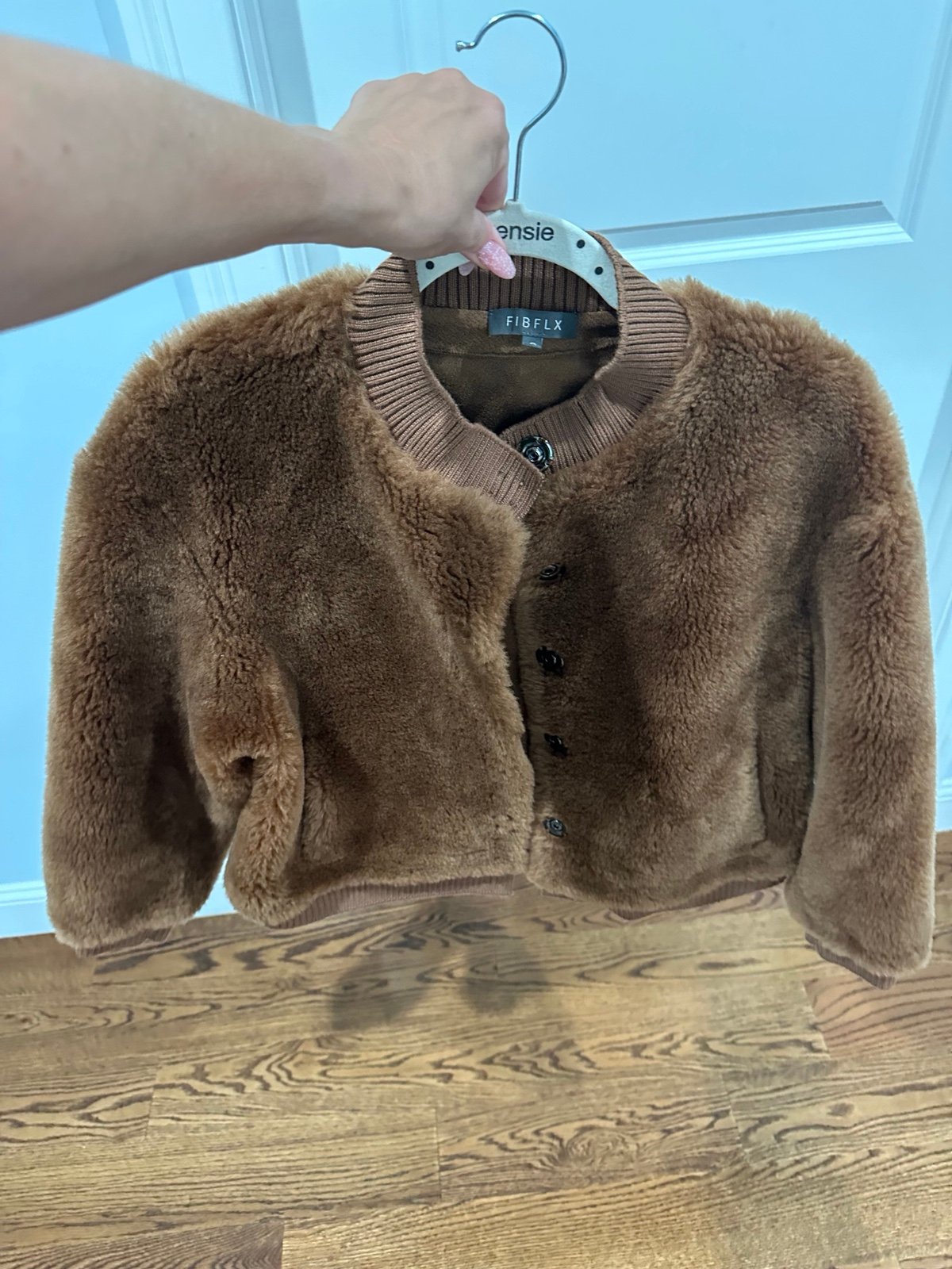 Fibflx Lamb Shearig Teddy Jacket Size S 168