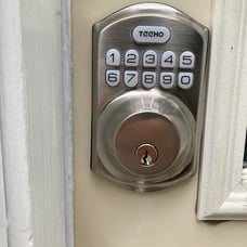TEEHO TE001 Keyless Entry Door Lock with Keypad - Smart Deadbolt Lock for Front