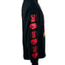 A Bathing Ape BAPE X DC Womens Large Shirt Superman Black Long Sleeve EUC