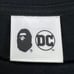 A Bathing Ape BAPE X DC Womens Large Shirt Superman Black Long Sleeve EUC