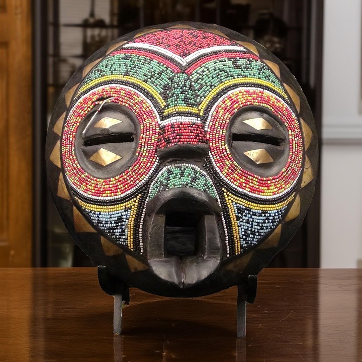 African Baluba Mask Gift Set 33 from Congo