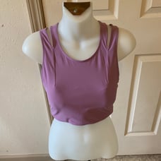 Size 8 Lululemon wisteria purple Strong Front Bra *Medium Support, B/C Cups.