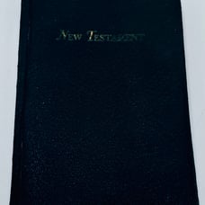 Vintage New Testament Bible KJV King James Version World Publishing Company gilt
