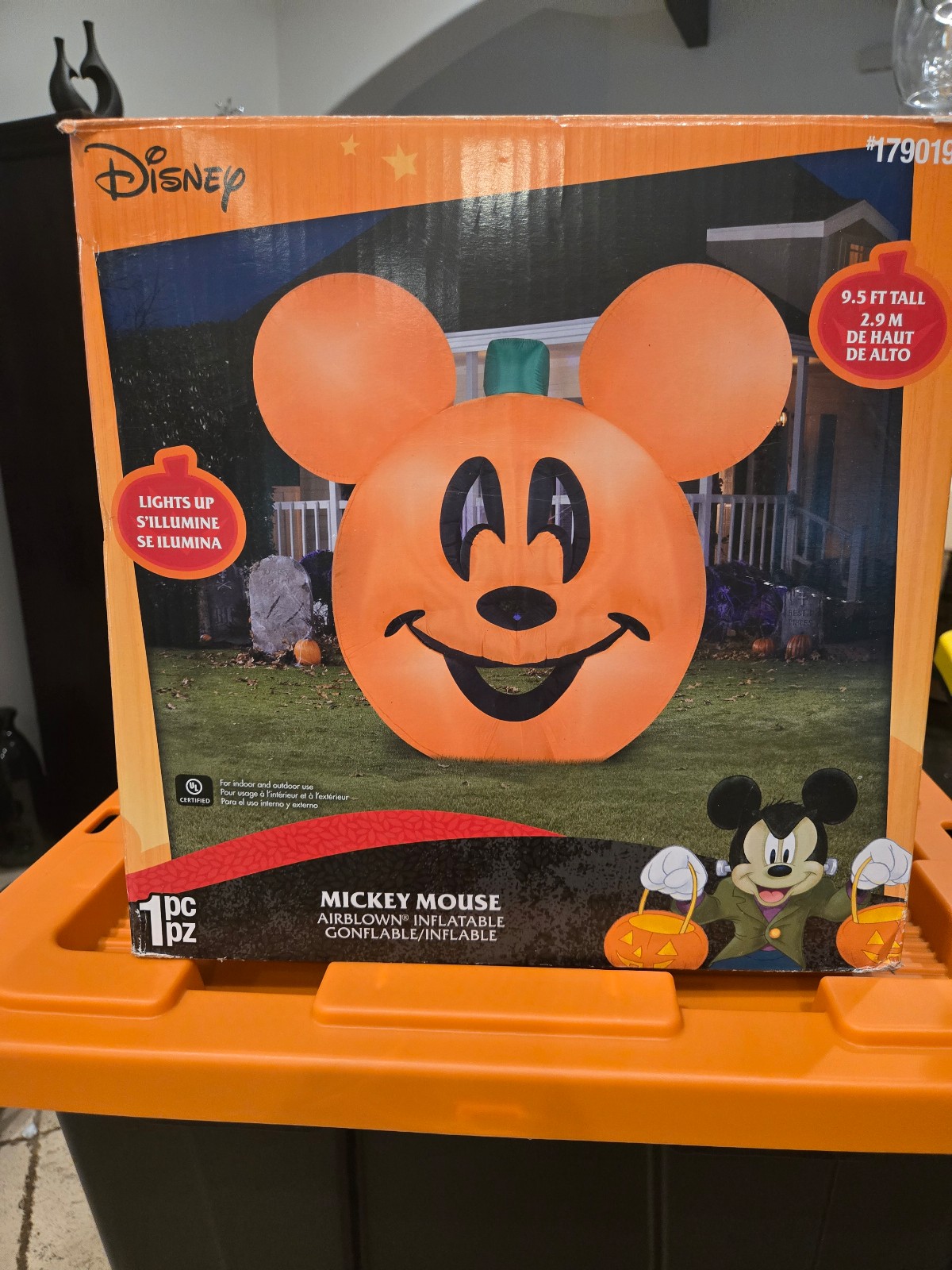 Halloween mickey 9.5 inflatable decoration