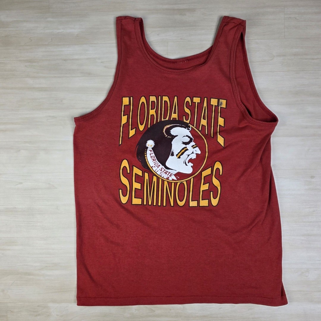 Vintage Flordia State Tank Top Shirt Sleeveless Single Stitch Men's Size Medium