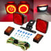 Upgrade Rear LED Submersible Trailer Truck Boat Marker Tail Light Kit Waterproof