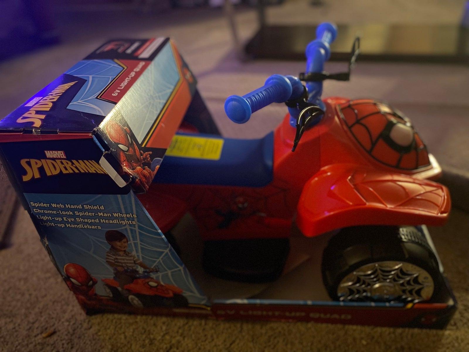 Spider man Toy bike